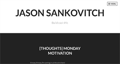 Desktop Screenshot of jasonsankovitch.com